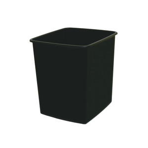 ITALPLAST 15 Litre Fire Retardant Tidy Bin - Black, Each