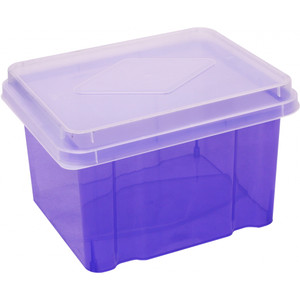 ITALPLAST 32 LITRE STORAGE BOX PURPLE I307TPURP