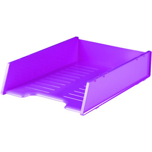 ITALPLAST A4 "Multi Fit" Fruit Document Tray - Grape, Each
