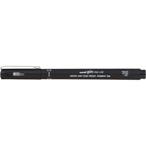 UNI PIN 200 FINE LINER PEN 0.5mm Black