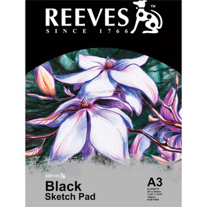 REEVES BLACK SKETCH PAD A3