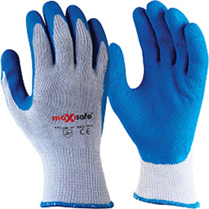 MAXISAFE SYNTHETIC COAT GLOVES Blue Grippa Glove - Medium