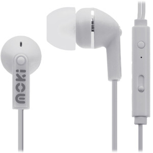 Moki Noise Isolation Earphones ACC HCBMW Controller White