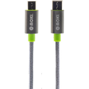 Moki Type-C to Type-C SynCharge Cable Braided Black