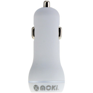 Moki Dual USB Charger ACC MUSBCW White