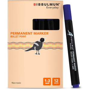 BIBBULMUN PERMANENT MARKER Bullet Blue