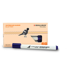 BIBBULMUN WHITEBOARD MARKER Bullet Blue