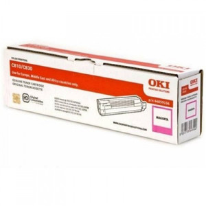 OKI C810 MAGENTA TONER CARTRIDGE - 8,000 PAGES
