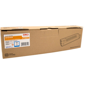 OKI C810 CYAN TONER CARTRIDGE - 8,000 PAGES