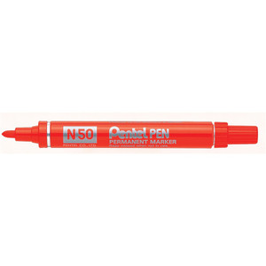 PENTEL N50 BULLET TIP RED N50-B