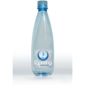 NU-PURE LIGHTLY SPARKLING SPRING WATER 500ml Bottle Pack of 15