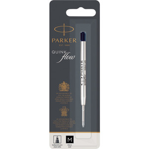 PARKER REFILLS & INK Quink Ballpoint Medium BL1 Black