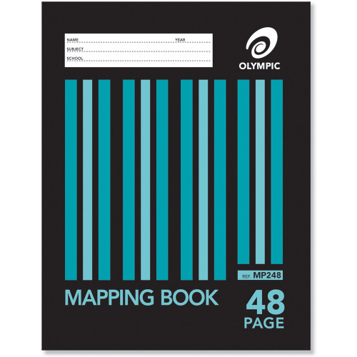 OLYMPIC MAPPING BOOK MP248 225 x 175mm, 48 Pages, Blank