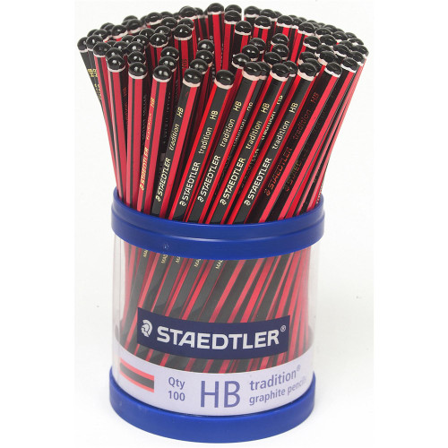 STAEDTLER TRADITION PENCILS HB Class Pack 100