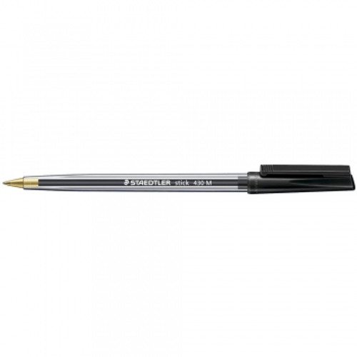 STAEDTLER STICK 432 ICE BALLPOINT PEN BLACK 432 M9