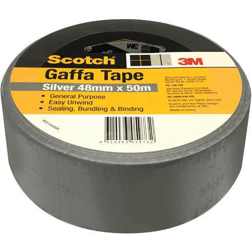 SCOTCH UTILITY GAFFA TAPE 933-S-L 48mmx50m Silver