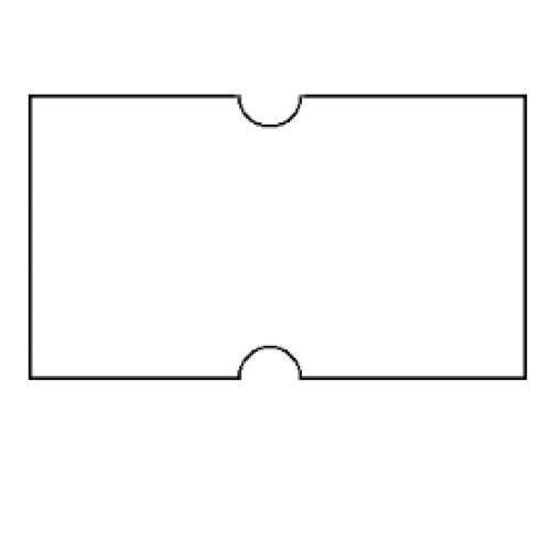 PRICING GUN LABELS - 21 X 12MM White Permanent, Pk10  ( PGL050HP )