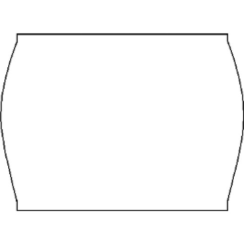 PRICING GUN LABELS - 22 X 16MM White Permanent, Pk10  ( PGL100HP )