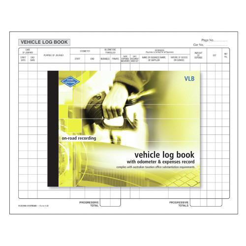 ZIONS VEHICLE LOG BOOK NO.VLB VLB 195x250mm