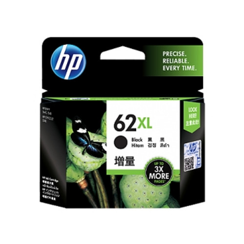 HP 62XL ORIGINAL BLACK INK 600 P Suits HP ENVY 5640 / 7640 / OFFICEJET 5740