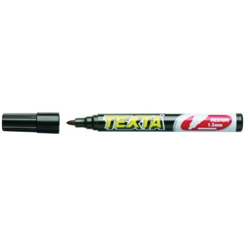 TEXTA BULLET POINT MARKER Black