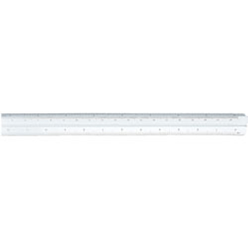 STAEDTLER TRIANGULAR SCALE RULERS - 300MM 2 DIN 1:20, 25, 33 1/3, 50, 75, 100