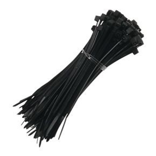CABLE TIES 300mm x 5mm wide Black, Pack 100 (72616)