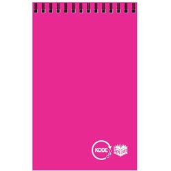 SPIRAX KODE PP NOTEBOOKS 76x112 Pocket Assorted Colours (Each)