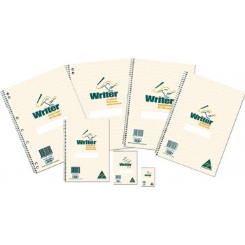 WRITER SPIRAL NOTEBOOKS 563B 200x127mm 300pg Top Bound