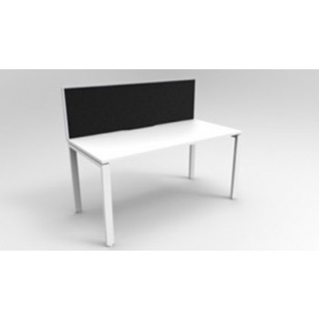 RAPID INFINITY PROFILE LEG SINGLE SIDED 1 PERSON WORKSTATION 1800mm W x 700mm D x 730mm H Per User