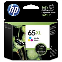 HP #65XL ORIGINAL TRI COLOUR INK CARTRIDGES N9K03AA Suits HP Deskjet 2620 / 2621 / 2623 / 2624 / 3720/ 3721 / 3723 / 3724 / 5020 / 5030 / 5032 / 5034 / 5075, HP AMP 120 / 125