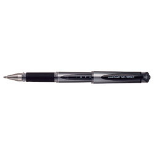 Uniball UM153S & UM153 Signo Broad Gel Ink Pen Black, Pack of 12