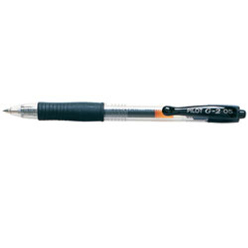 PILOT G2 RETRACTABLE GEL INK BALLPOINT PEN 0.7mm Fine Black Bx12