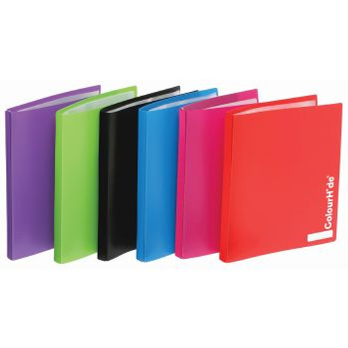 COLOURHIDE DISPLAY BOOK A4 Refillable Green