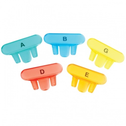 CRYSTALFILE CRYSTALTABS Rainbow 5 colours, Bx50