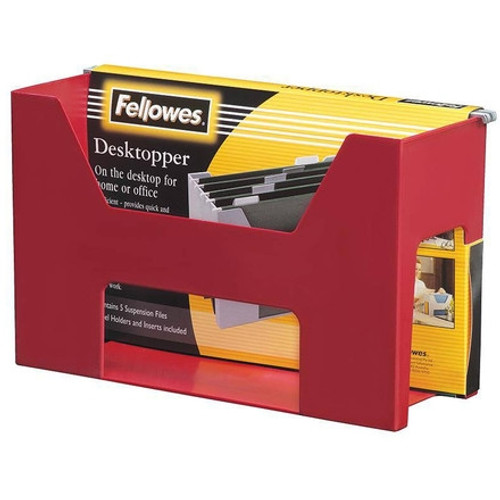 FELLOWES DESKTOPPER Burgundy