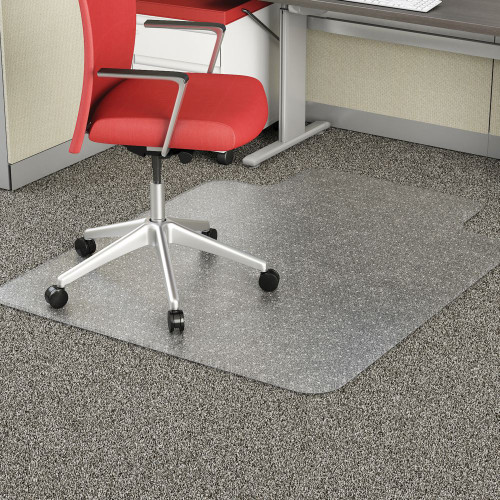 MARBIG CHAIR MAT RAMPED EDGE For Low Pile Carpet 114x134cm