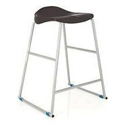 TRACT SCIENCE LABORATORY STOOL 450mm High Charcoal