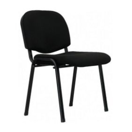 APOLLO VISITOR CHAIR Stackable, BLACK