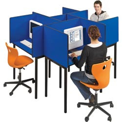 LIBRARY CARREL Type B 900mm x 600mm x 750mm  *** Custom Made - ETA 6-8 weeks from time of order ***