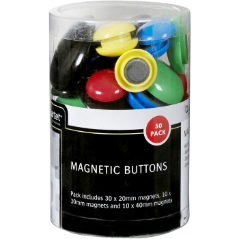 QUARTET 50 PACK MAGNETS ASSORTED