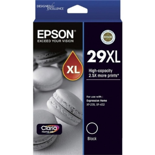 EPSON 29XL BLACK INK CARTRIDGE (C13T299192) SUITS EPSON XP-235 XP-332 XP-335 XP-432 XP-435 - HY