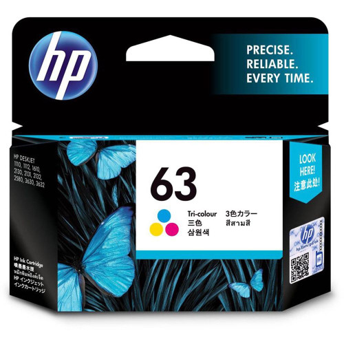HP 63 TRI COLOUR INK 165 pages