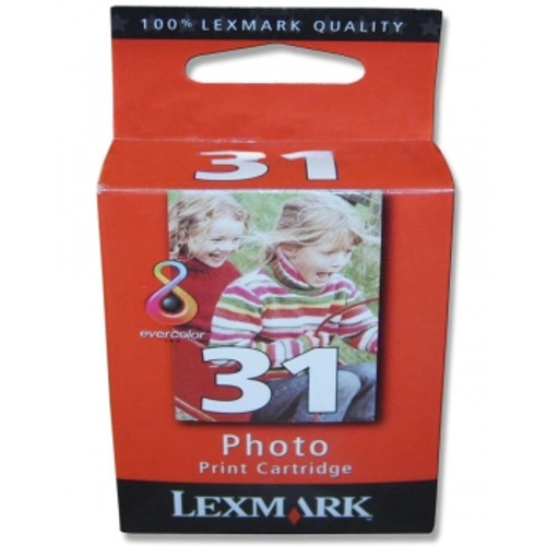 LEXMARK NO. 31 ORIGINAL PHOTO COLOUR INK 135PG Suits Lexmark Z1420 / Z815 / 818 / X2550 / X3550 / X4550 / X5250 / 5270