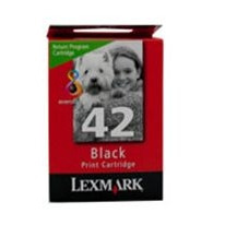 LEXMARK NO. 42 ORIGINAL YOSEMITE BLACK RETURN PROGRAM INK 220PG