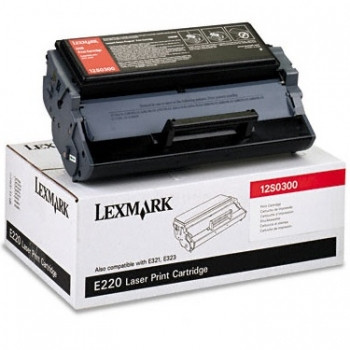 LEXMARK 12S0300 ORIGINAL BLACK TONER CART 2.5K Suits Lexmark E220
