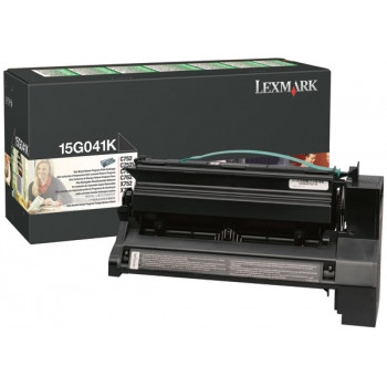 LEXMARK 15G041K ORIGINAL BLACK PREBATE TONER CART 6K Suits C752/760/762