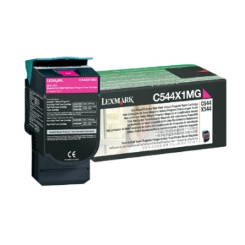 LEXMARK C544 / X544 MAGENTA BLACK EXTRA HIGH YIELD RETURN PROGRAMME TONER CARTRIDGE 4K Suits Suits C544 / C546 / X544 / X546 / X548