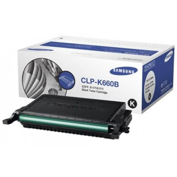 SAMSUNG CLP-K660B ORIGINAL BLACK TONER CARTRIDGE 5.5K Suits CLP610 / 660 / CLX6210 / 6240