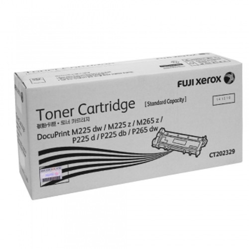 FUJI XEROX CT202329 TONER BLACK 1200 PAGE Suits Fuji Xerox Docuprint P265DW, M225Z, M225DW, P225D, M265Z